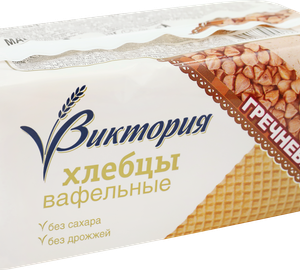 Хлебцы вафельные Виктория гречневые
