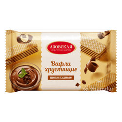 Вафли со вкусом шоколада 200 гр